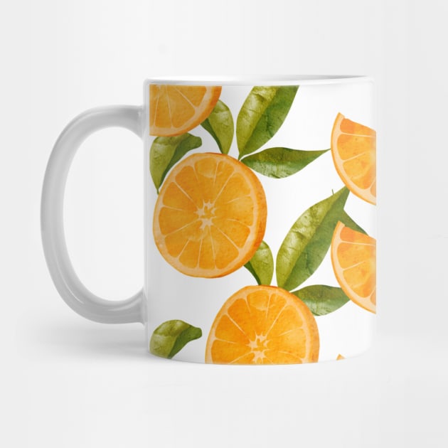 orange pattern by MutchiDesign